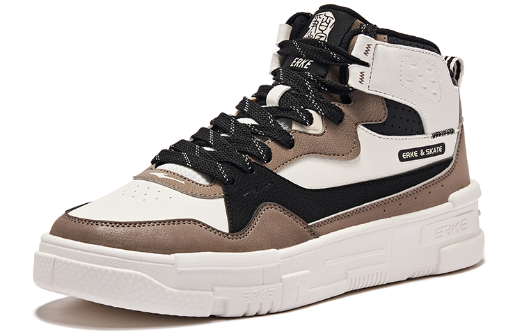 Lookbook ERKE Hongxing 'Zhengming Putih Coklat' 51123301315-003