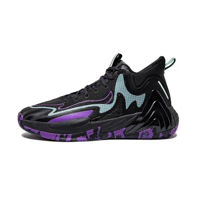 ERKE Hongxing Basketball Mid 'Black Purple'