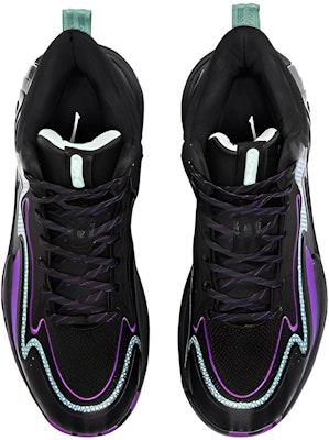 ERKE Hongxing Basketball Mid 'Black Purple' 11122304287-003 Lookbook ERKE Hongxing Basketball Mid 'Black Purple' 11122304287-003