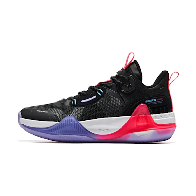 ERKE Hongxing Basketball Shoes Low 'Black Purple'
