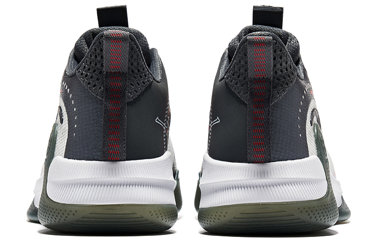 ERKE Hongxing Basketball Shoes Low 'Black White' 圖 4