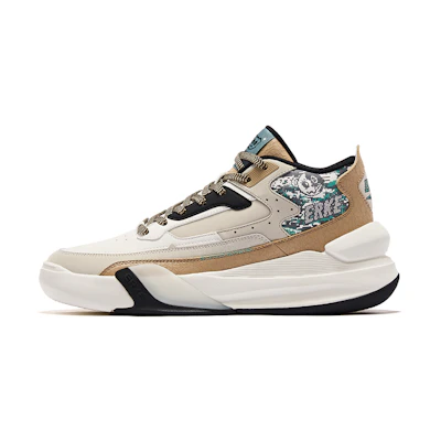 ERKE Hongxing Basketball Style Mid 'Battery Panda - Brown'