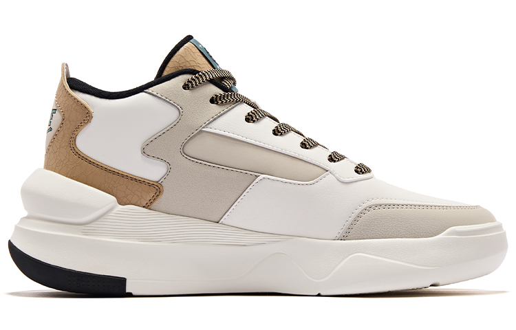 ERKE Hongxing Basketball Style Mid 'Battery Panda - Brown' 圖 2