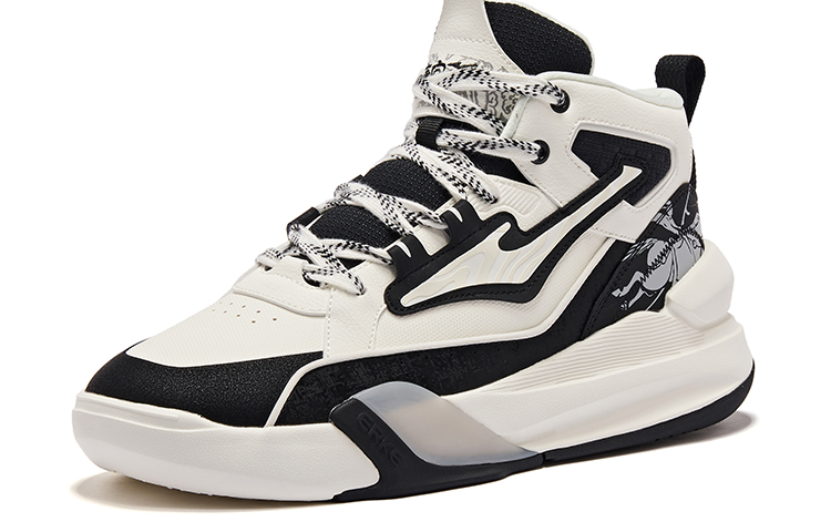 ERKE Hongxing Black Gum White 'Royal Court Night Garden 2.0' 圖 3