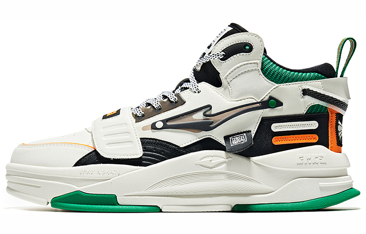 ERKE Hongxing Board Shoes 'White Black' 51123101001-001