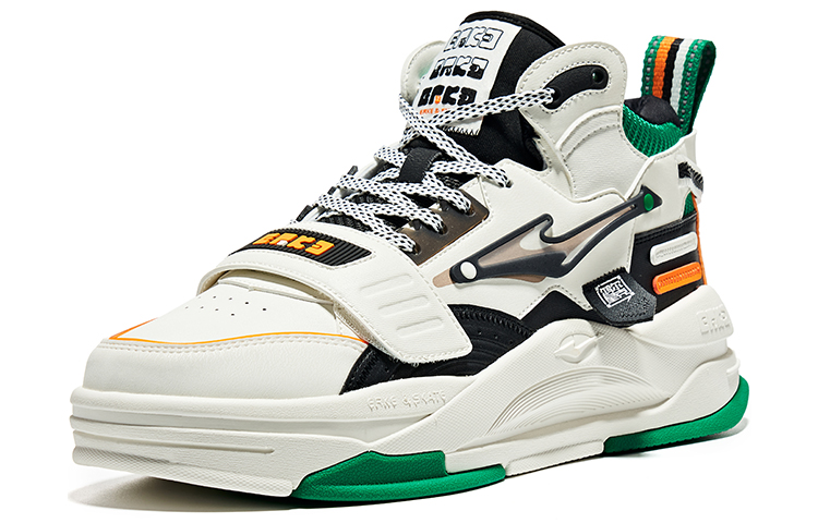 Lookbook 鸿星尔克 白黑色板鞋 51123101001-001