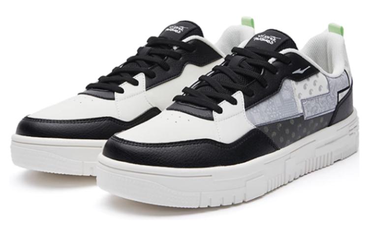 ERKE Hongxing Classic Low 'Cashew Flower Black White' 圖 3