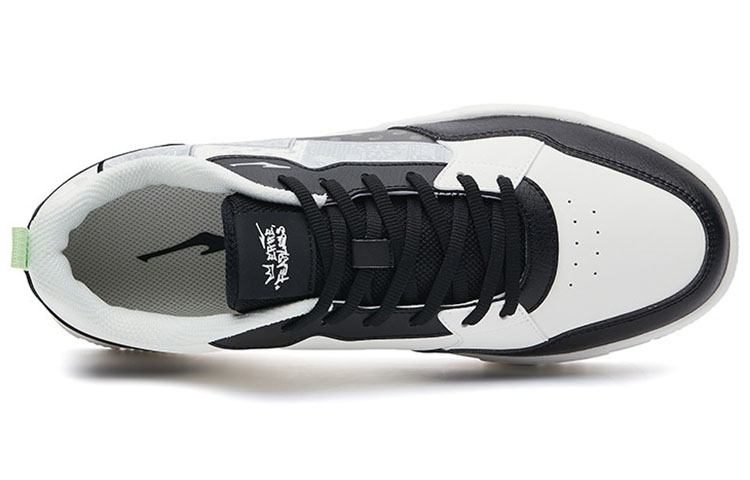 ERKE Hongxing Classic Low 'Cashew Flower Black White' 圖 4