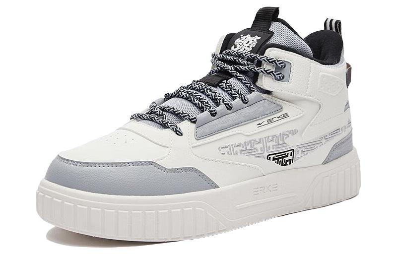Lookbook ERKE Hongxing Conqueror 'White Grey High-Top' 51122321450-001