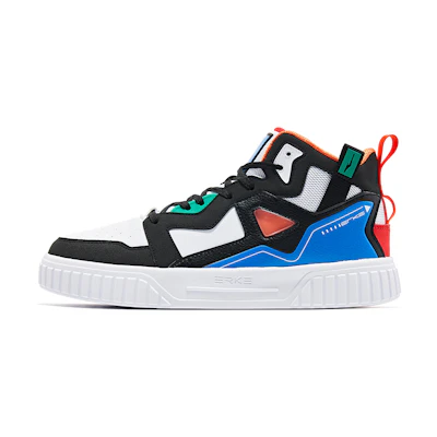 ERKE Hongxing High-Top 'Solid Black and Blue'