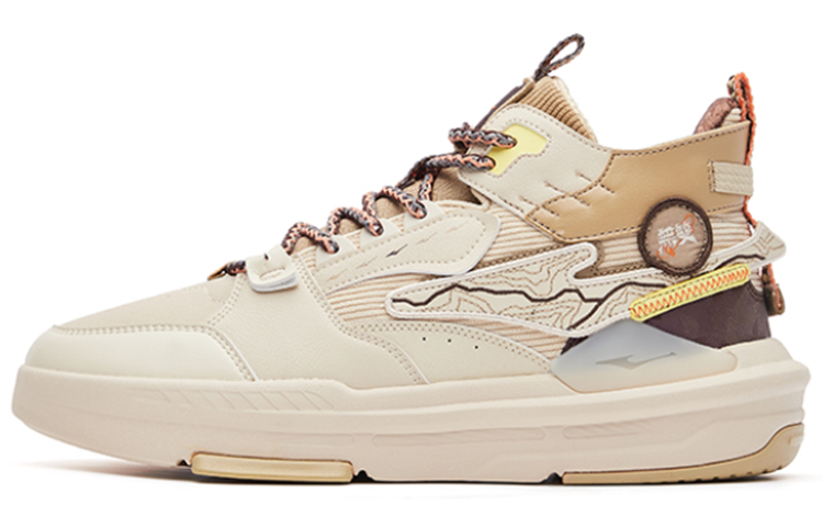 ERKE Hongxing High-Top Retro 'Warm Linen' 51122301418-405