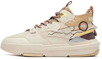 ERKE Hongxing High-Top Retro 'Warm Linen' 51122301418-405 ERKE Hongxing High-Top Retro 'Warm Linen' 51122301418-405