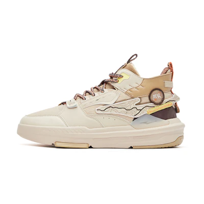 ERKE Hongxing High-Top Retro 'Warm Linen'
