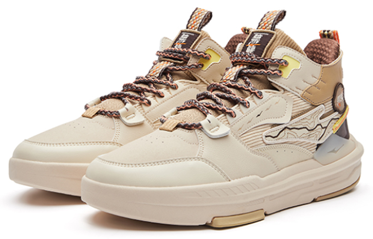 ERKE Hongxing High-Top Retro 'Warm Linen' 圖 2