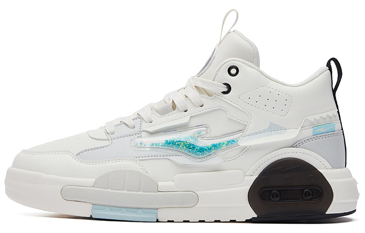 ERKE Hongxing High-Top Skate Shoe 'White Grey'