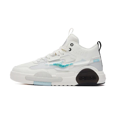 ERKE Hongxing High-Top Skate Shoe 'White Grey'