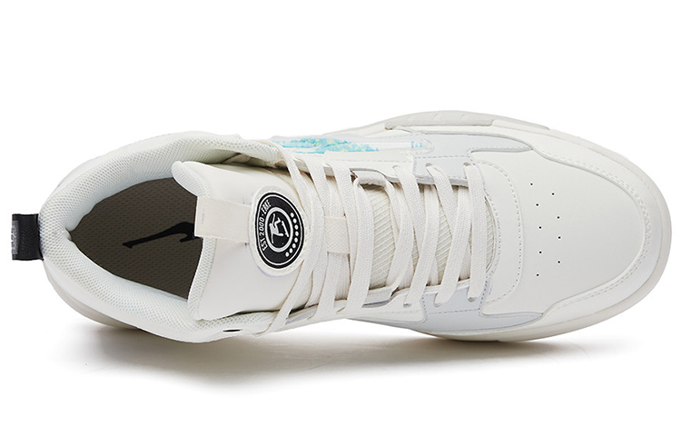 ERKE Hongxing High-Top Skate Shoe 'White Grey' 圖 3