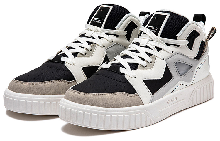 ERKE Hongxing High-Top Sneaker 'Black White' 圖 2