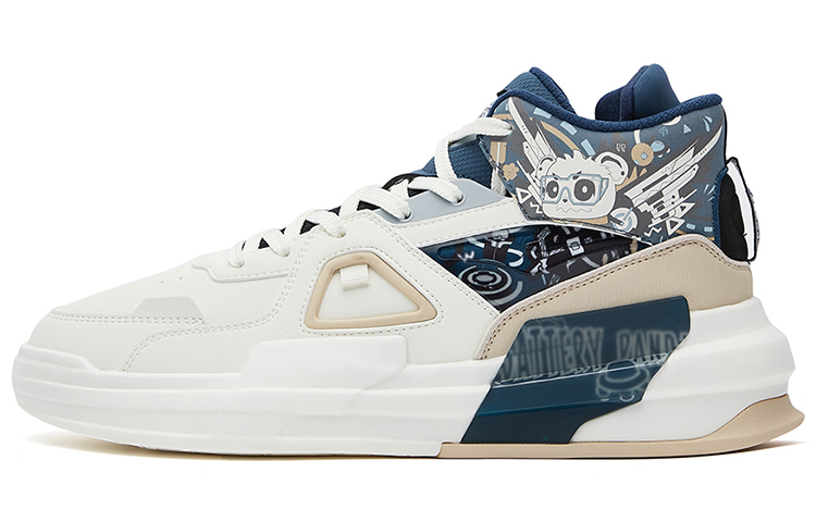 ERKE Hongxing High 'Battery Panda White Blue' 51122301428-002