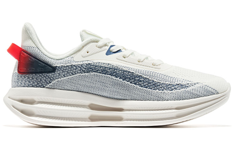 ERKE Hongxing Knit 'White Blue' 圖 2