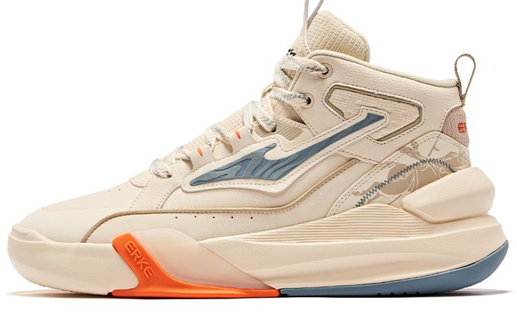 ERKE Hongxing Low-Top Skate Shoes 'Tang Palace Night Garden White'