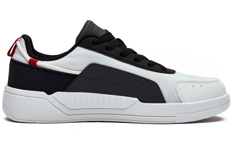 ERKE Hongxing Low 'Fearless Patchwork Black White' 圖 2