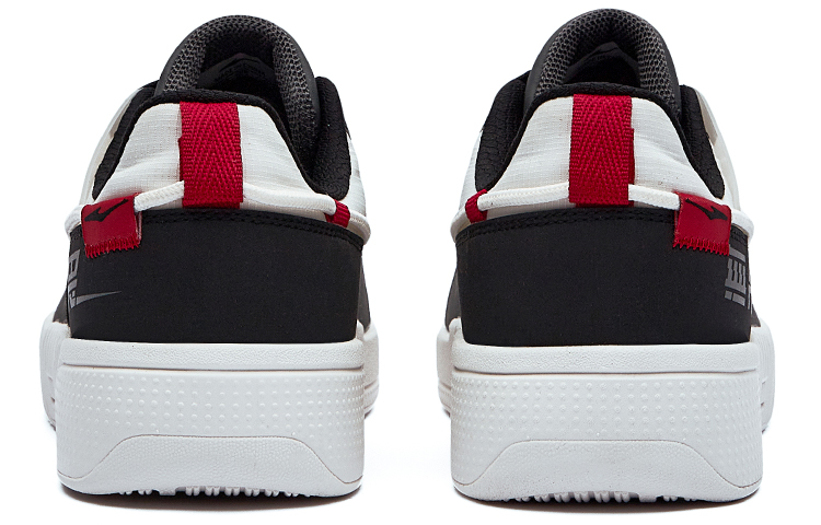 ERKE Hongxing Low 'Fearless Patchwork Black White' 圖 4