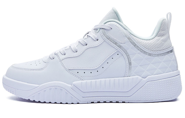 Buy ERKE ホンシン ロートップ 'シルバーホワイト レトロカジュアル' 51122101288-001 51122101288-001