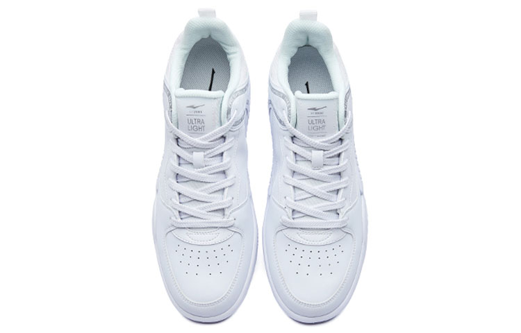 Lookbook ERKE Hongxing Low Top 'Silver White Retro Casual' 51122101288-001