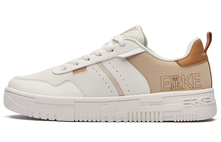 ERKE Hongxing Low Top 'White Brown'