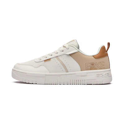 ERKE Hongxing Low Top 'White Brown'