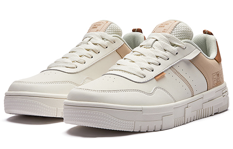 ERKE Hongxing Low Top 'White Brown' 圖 2