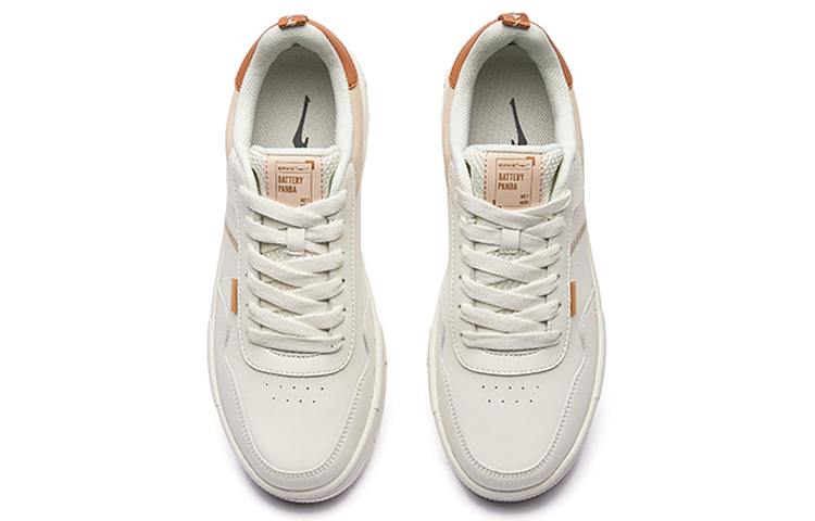 ERKE Hongxing Low Top 'White Brown' 圖 3