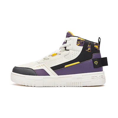 ERKE Hongxing Mechanical Revolution High-Top 'Dawn White Purple'