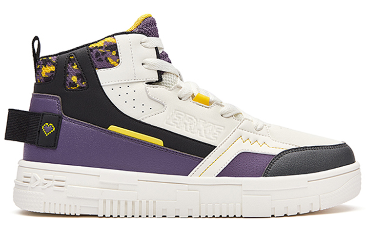 Order 鸿星尔克 机械革命 高帮 '晨曦白紫' 51121301081-003