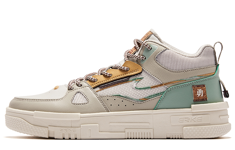 Buy Sepatu Skate ERKE Hongxing Mid-Top 'Abu-Abu Hijau' 51123301249-102