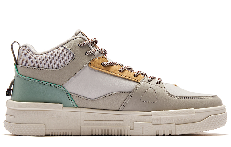 Order Sepatu Skate ERKE Hongxing Mid-Top 'Abu-Abu Hijau' 51123301249-102