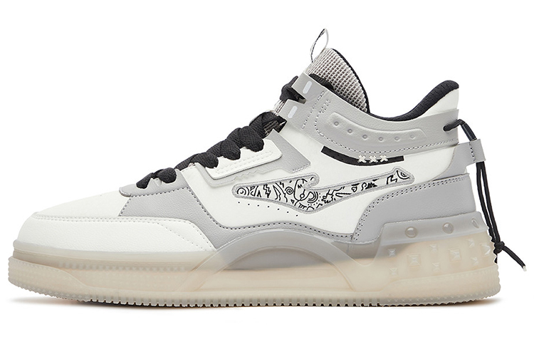 Buy 이케 홍싱 미드탑 '화이트 그레이' (Ike Hongxing 미드탑 '화이트 그레이') 51122301396-003