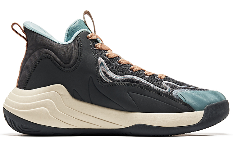 Order 鸿星尔克 中帮篮球鞋 '灰绿色' 11122304287-107