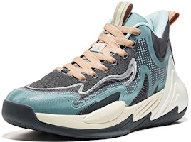 鸿星尔克 中帮篮球鞋 '灰绿色' 11122304287-107 Lookbook 鸿星尔克 中帮篮球鞋 '灰绿色' 11122304287-107