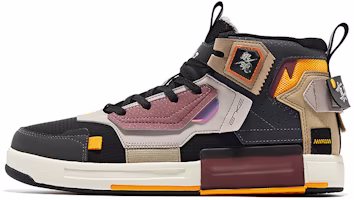 ERKE Hongxing Qi Dan 'Silver Spirit High-Top Black Grey' 11122201564-002 ERKE Hongxing Qi Dan 'Silver Spirit High-Top Black Grey' 11122201564-002