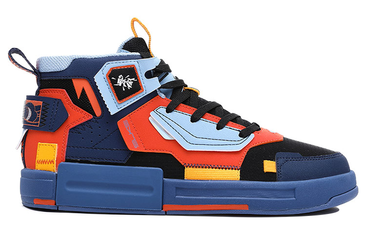 ERKE Hongxing Qidan 'Alpha-Flex Black Orange High-Top' 圖 2