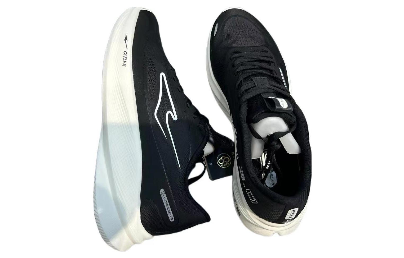 Order 鴻星爾克 奇彈lite3.0 減震防滑耐磨 低筒 慢跑鞋 男款 黑色