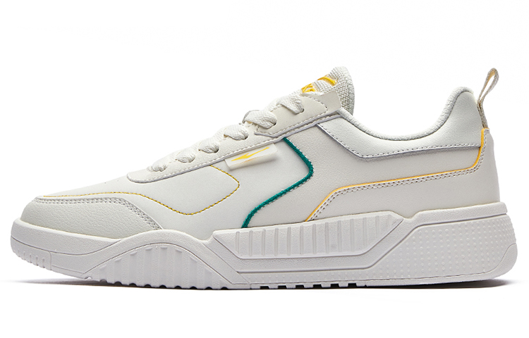 Buy 鴻星爾克 復古休閒 低筒 板鞋 男款 白色