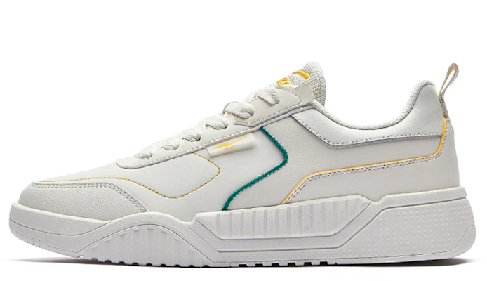 鴻星爾克 復古休閒 低筒 板鞋 男款 白色 Buy 鴻星爾克 復古休閒 低筒 板鞋 男款 白色