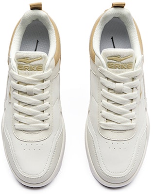 ERKE Hongxing Retro Casual Low 'White Brown' 51122101057-004 Lookbook ERKE Hongxing Retro Casual Low 'White Brown' 51122101057-004