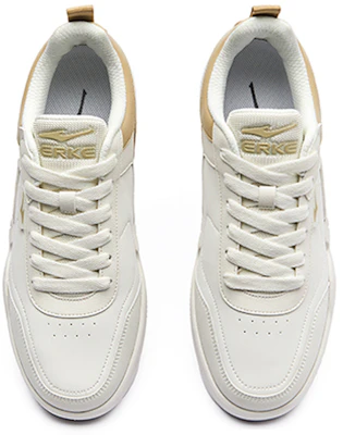 ERKE Hongxing Retro Casual Low 'White Brown' 51122101057-004 Lookbook ERKE Hongxing Retro Casual Low 'White Brown' 51122101057-004