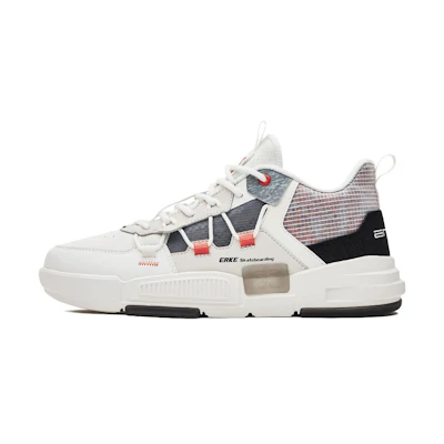 ERKE Hongxing Retro Thick Sole Low Top 'White'