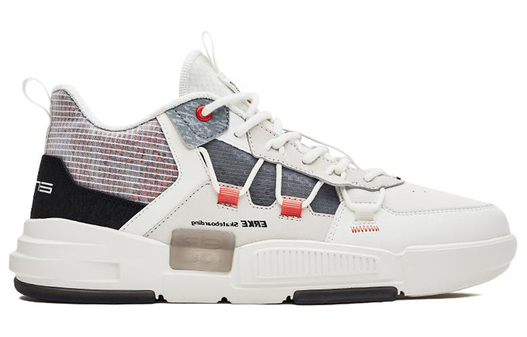 Order 鸿星尔克 复古厚底低帮鞋 '白色' 51122201052-003