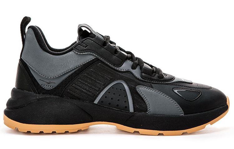 ERKE Hongxing Running Shoes Low 'Black Grey' 圖 2